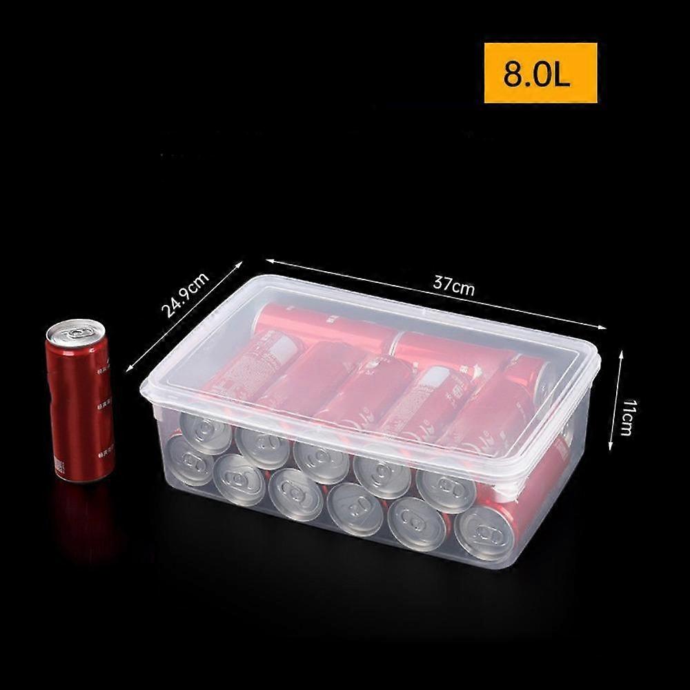 Multifunctional Transparent Storag Box Rectangular Food Sealed Case  Kitchen Organizer