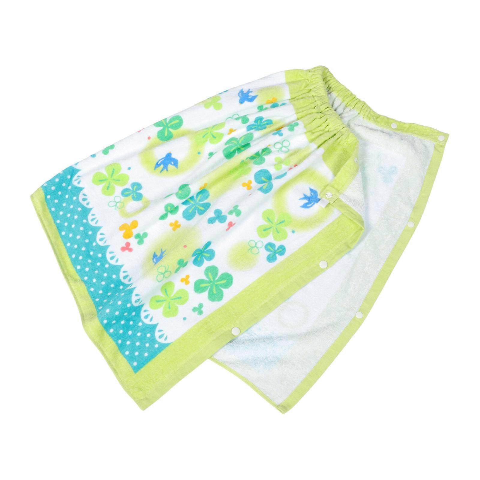 Kids Bath Towel Wrap Cotton Children Bathing Beach Use Rectangular Absorbent 1Pack