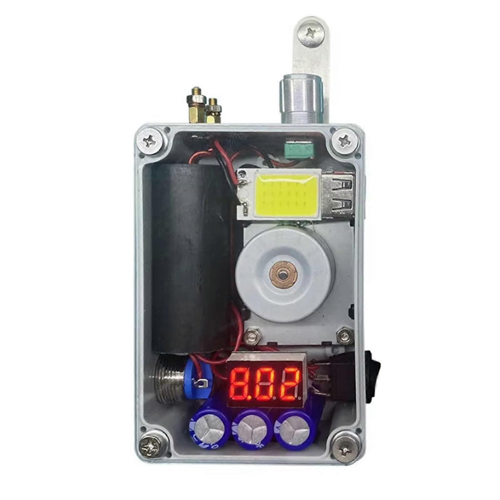 Hand Crank Generator with Instant USB Charging and Ignition for Camping, Travel and Emergency Use