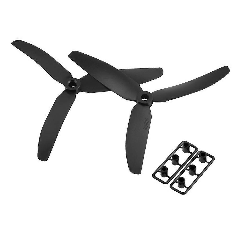 Plastic 5030 Propeller Black 3- Pair for Rc Quadcopter Flying