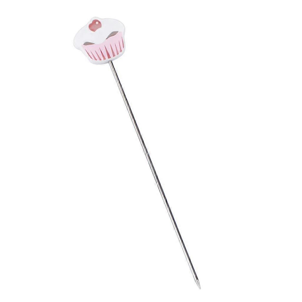 Reusable Stainless Steel Cake Tester with Cupcake Shape Baking Skewer for Bread Muffin