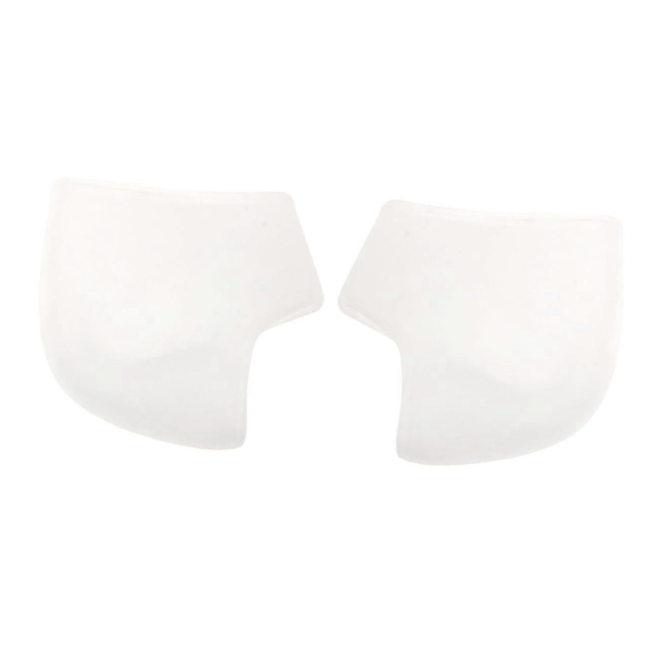 2pcs Gel Heel Socks with Soft Cushioning Moisturizing Silicone Heel Protector Cups