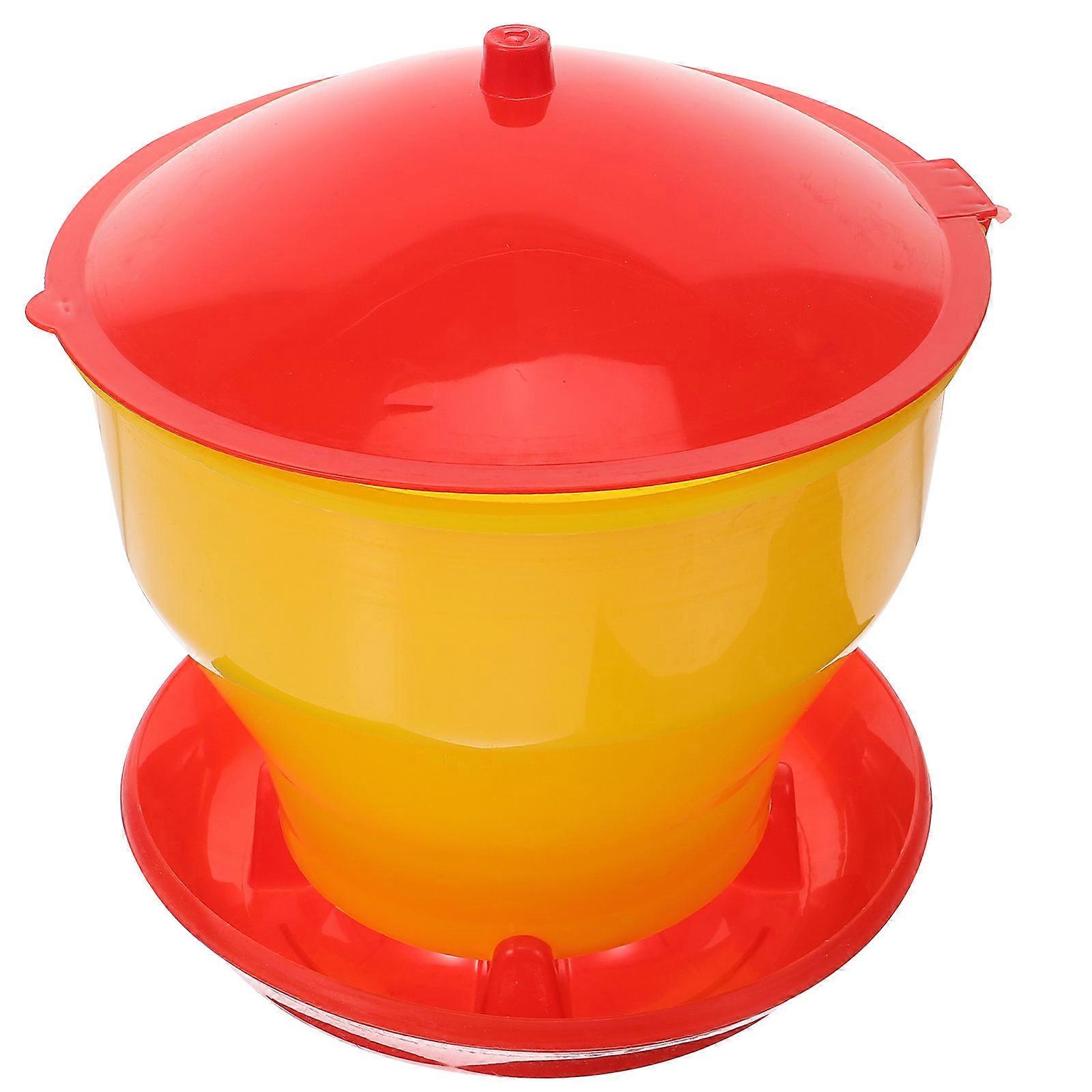 Automatic Chick Feeder Plastic Chicken Feeder for Home Use