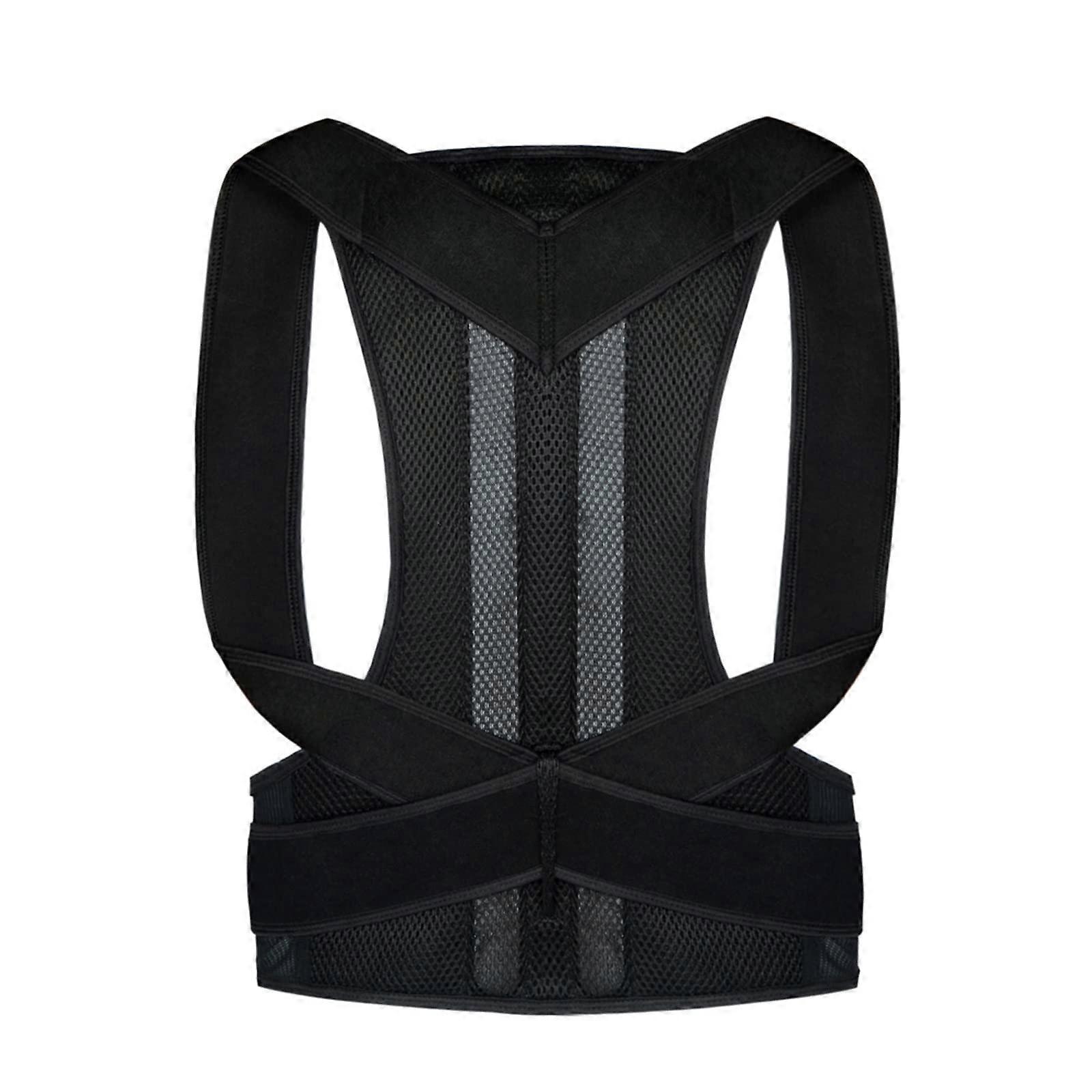 Posture Corrector Back Support Brace with Adjustable Figure8 Strap for Clavicle Alignment