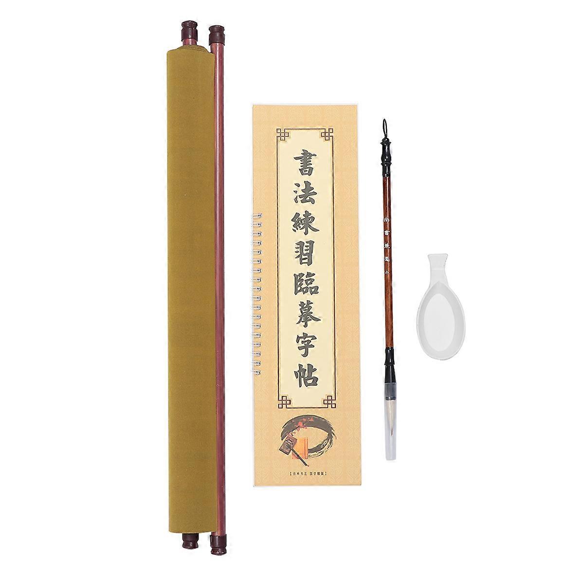 Writing Cloth Calligraphy Copybook for Practicing with 8Pcs Set