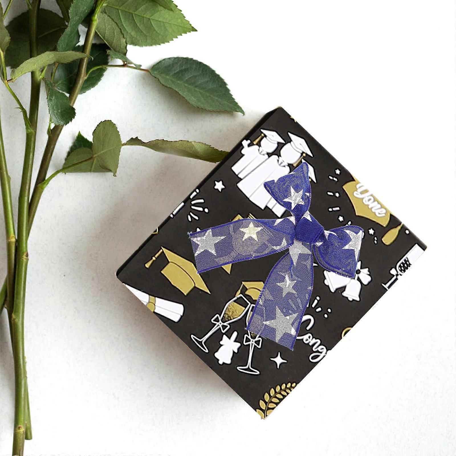 Floral Wrapping Paper Senior Year for 12 Sheets Gift Packaging