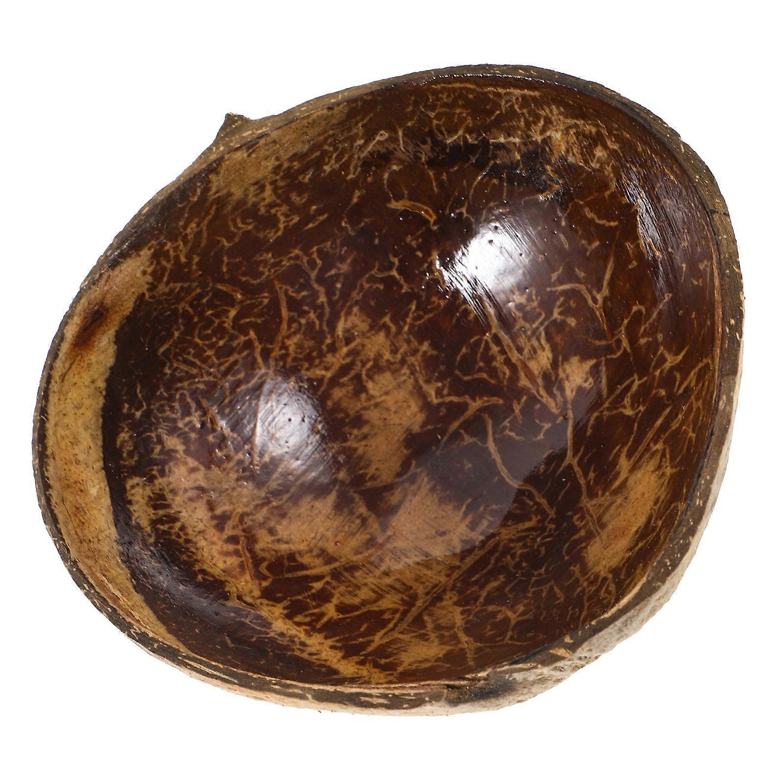 Coconuts Shell Bowl for Aromatherapy Candle Making Natural Brown