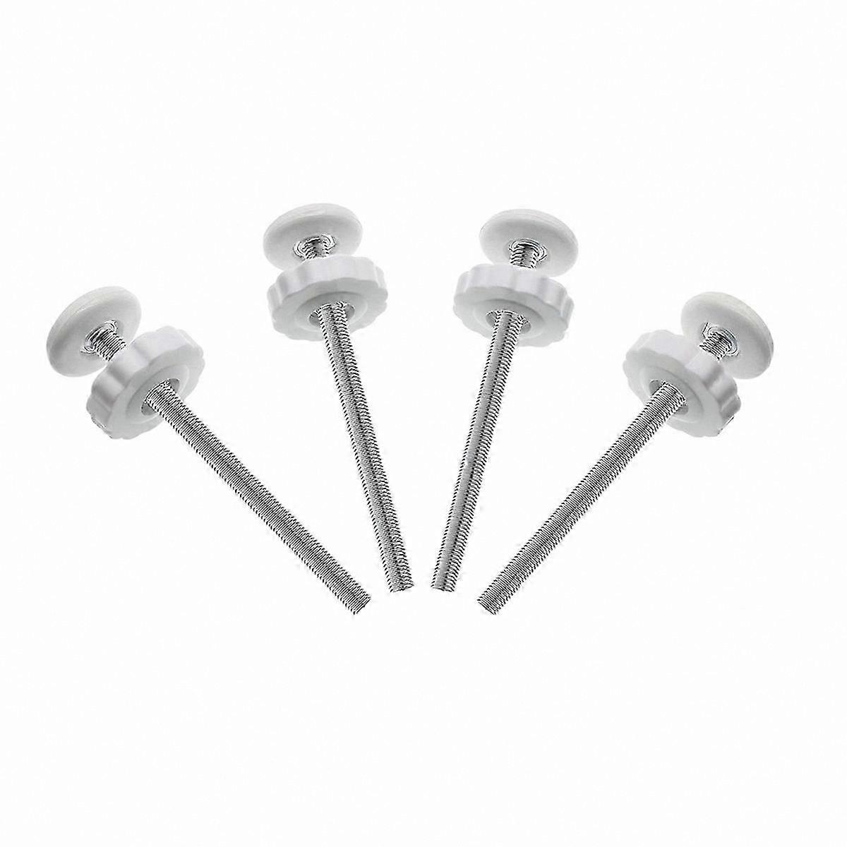 4Pcs M8 Threaded Spindle Rod for Baby & Pet Gates, Universal Replacement Bolt Part