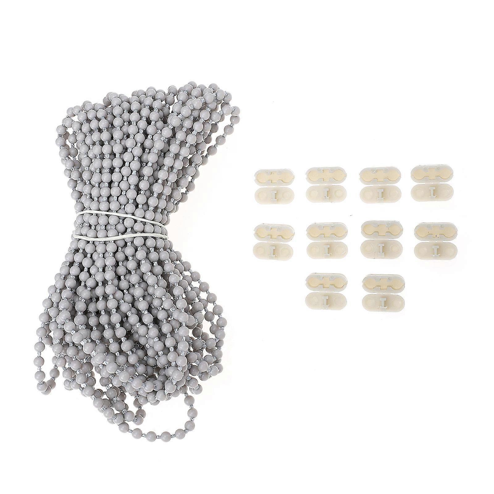Dark Grey Roller Shade Bead Chain Extender Replacement Cord for Home Use 10 Meters Long