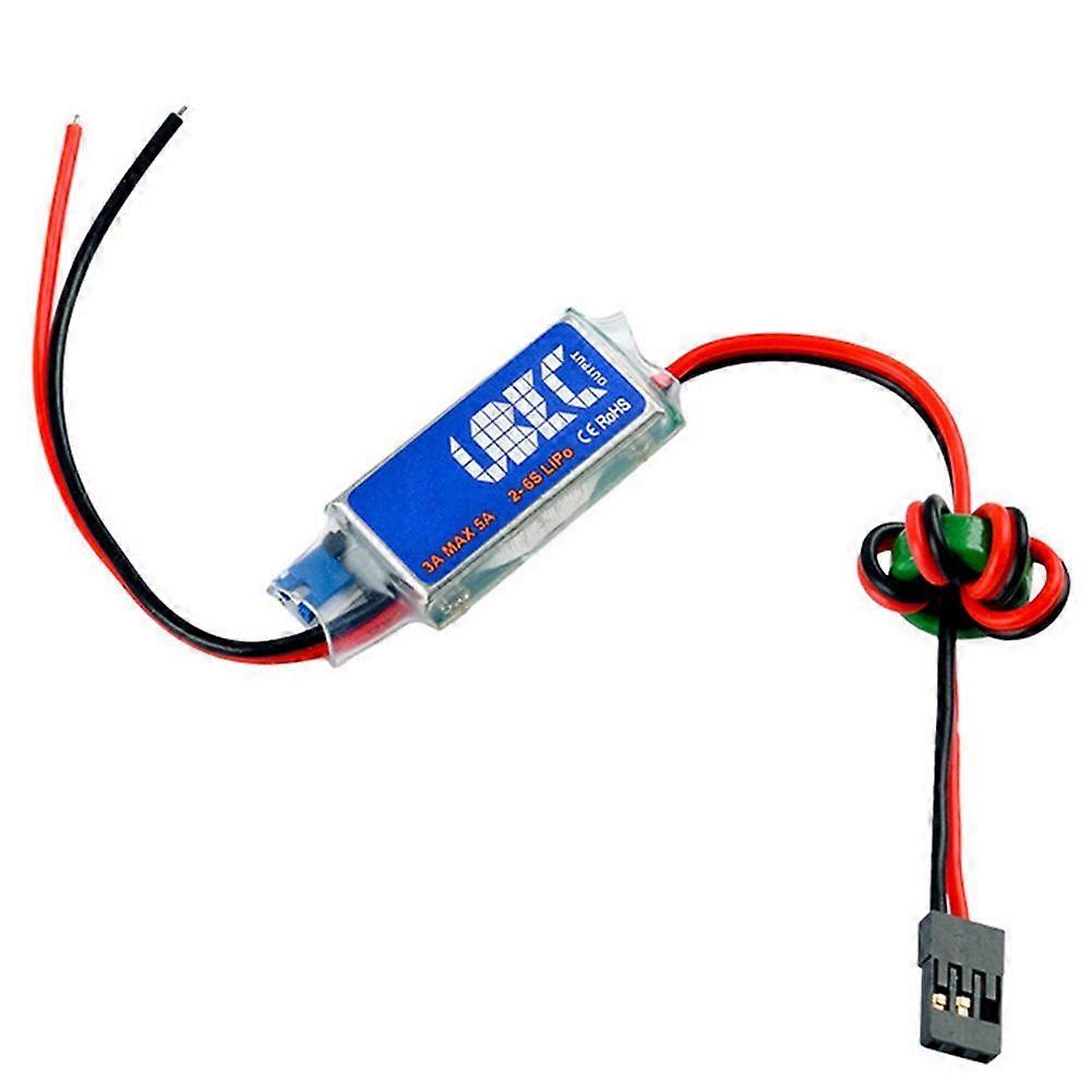 Electric Control BEC Full Screen Shielded Anti-Interference Switch Power 2-6S Voltage Reduction Module 3A 5V UBEC Heli
