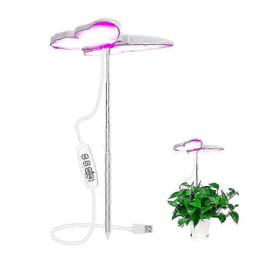 25-26 USB LED Butterfly Grow Light, Red/Blue/Full Spectrum Adjustable with Timer
