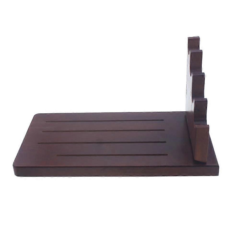 Wooden SelfSharpening Knife Block Holder for Secure Kitchen Storage and Large Capacity Organizer