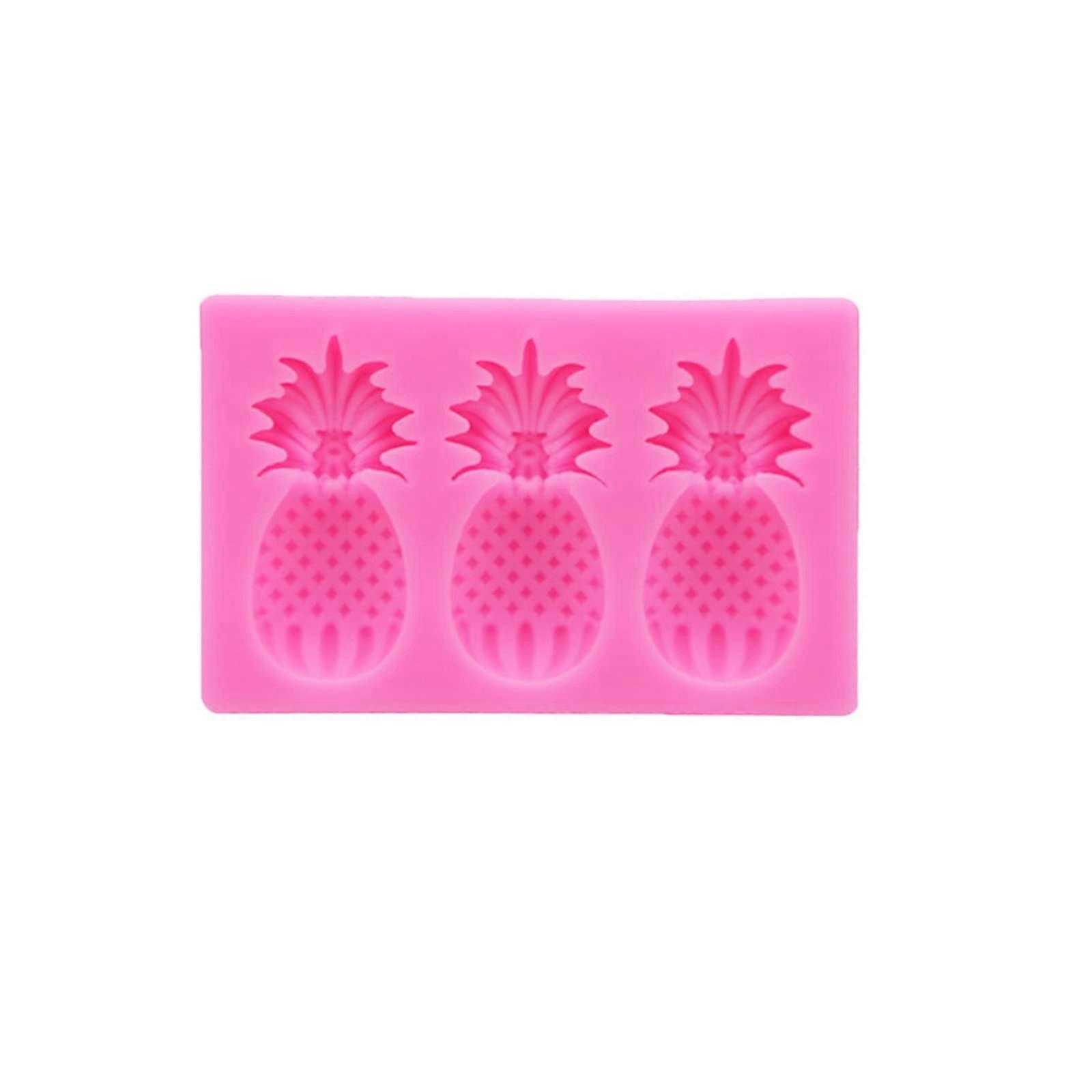 Silicone Baking Mold Strawberry Pineapple 3D Fruit Shape Cake Chocolate Ice Cube Mould