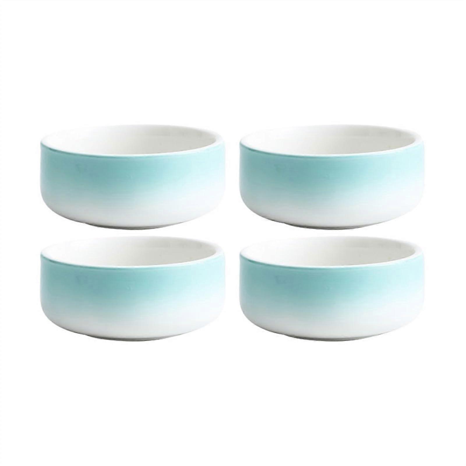Ceramic Sauce Bowl for Dips and Snacks, Durable Stackable Snack Dish with Smooth Glaze, Green Ref:7529