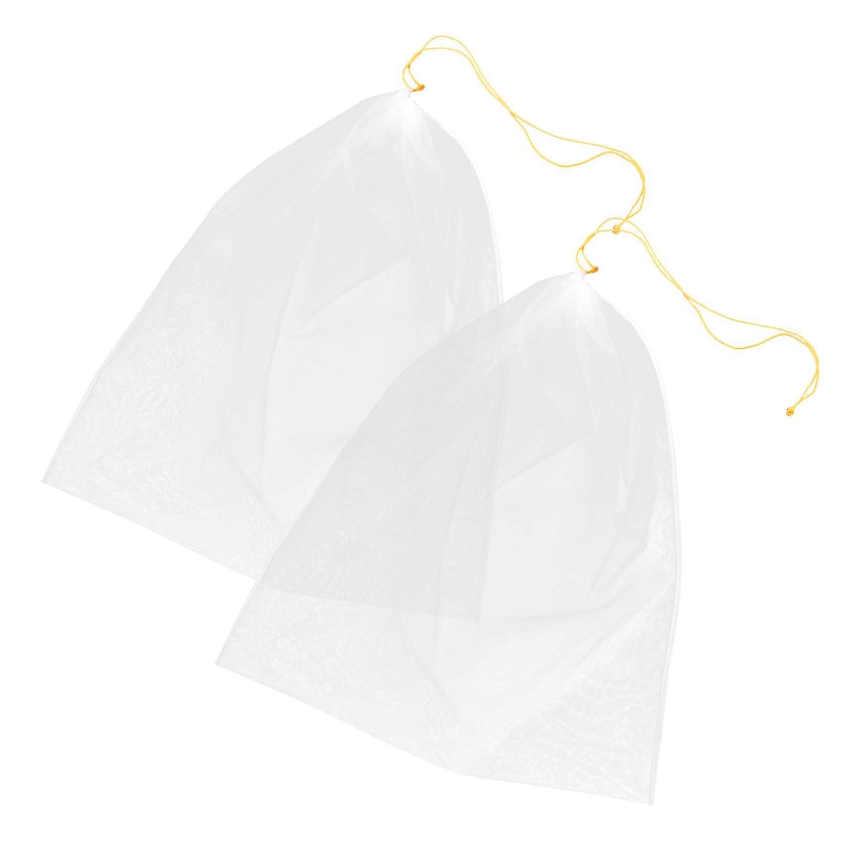 Reusable Honey Strainer Bag Set for Beekeeping, Durable Food Grade Nylon Filter with Drawstring