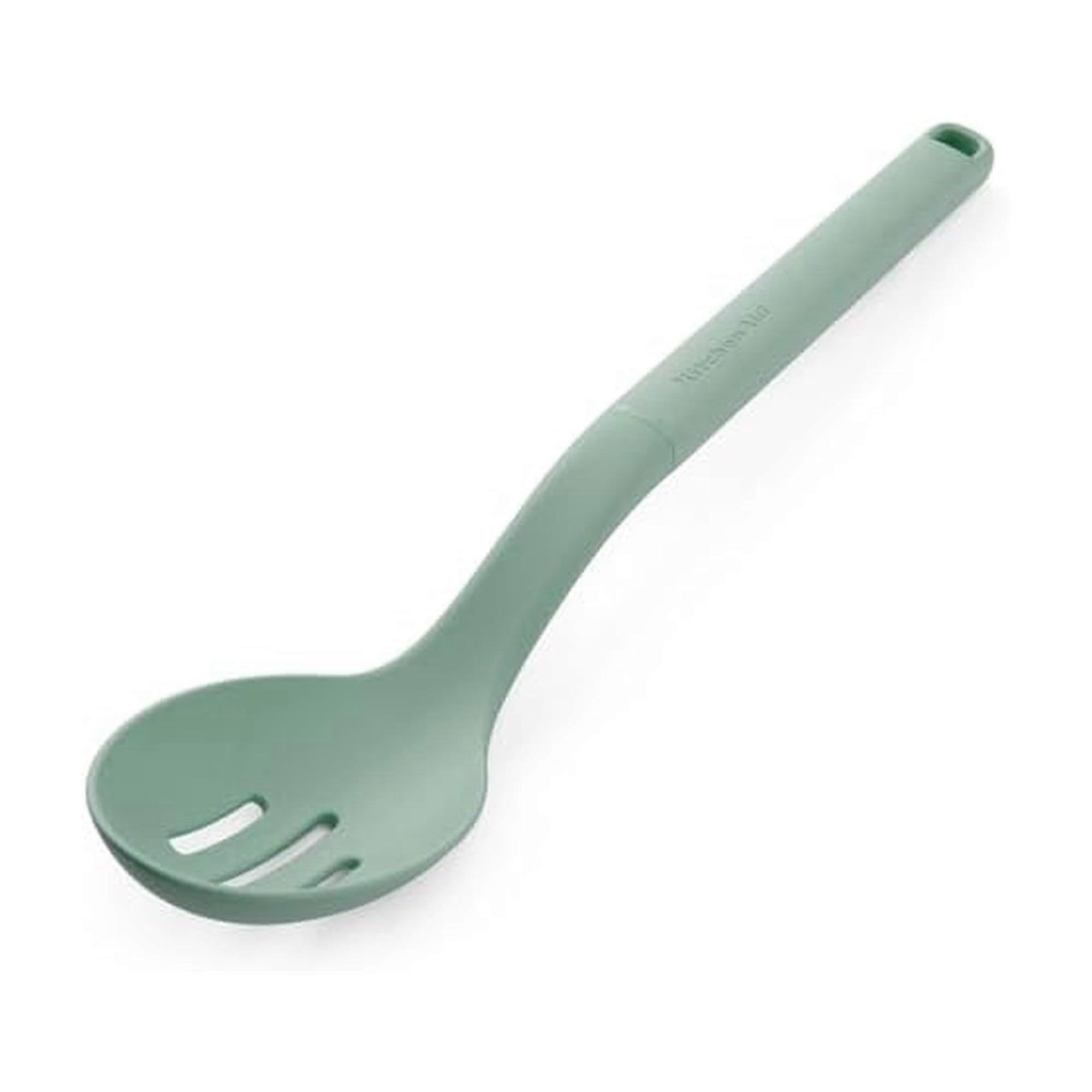 Large Slotted Spoon with Heat Resistant Head and Ergonomic Balanced Handle for Kitchen Use
