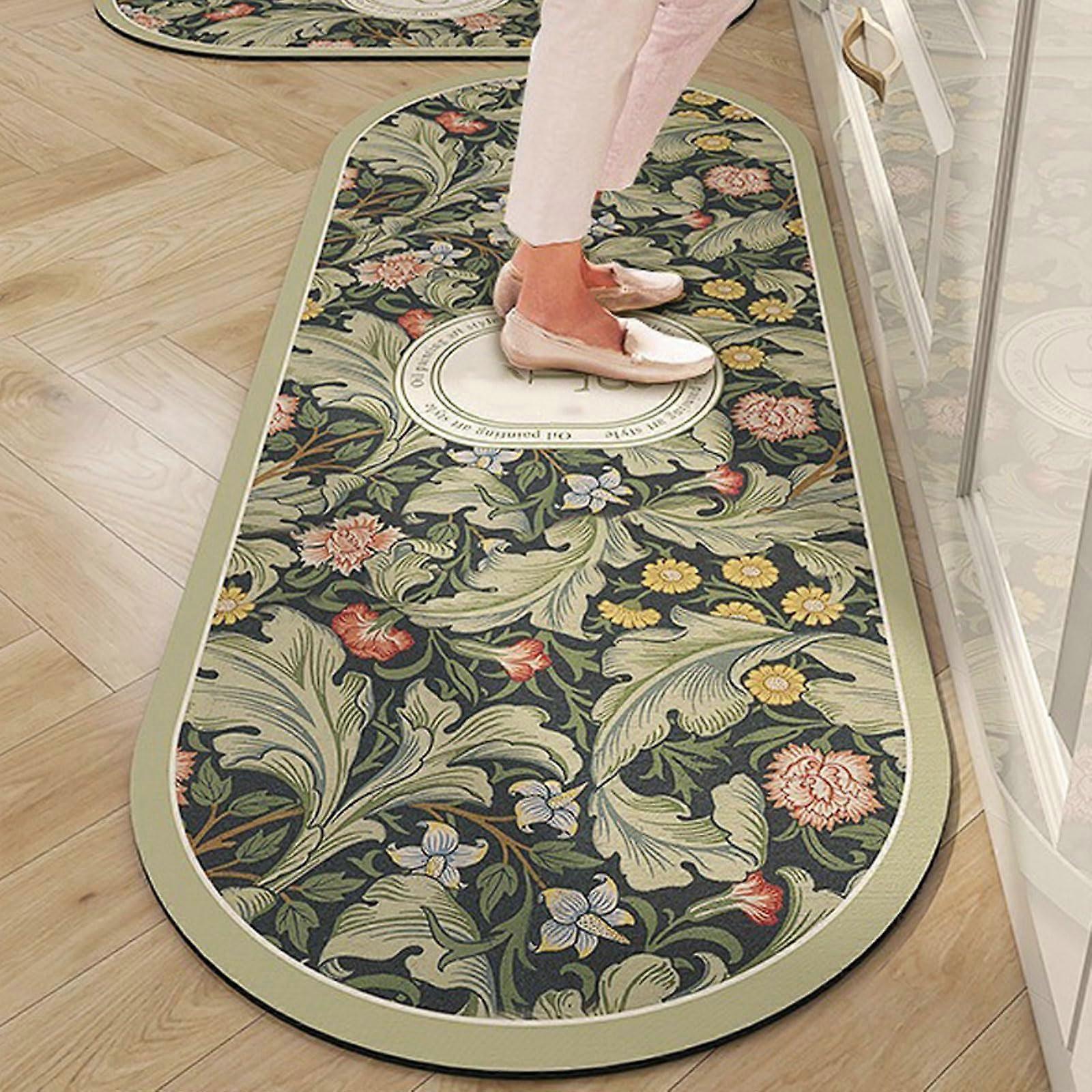 Entryway Rug with Super Absorbent Quick Dry Surface and Non Slip Backing for Indoor Use