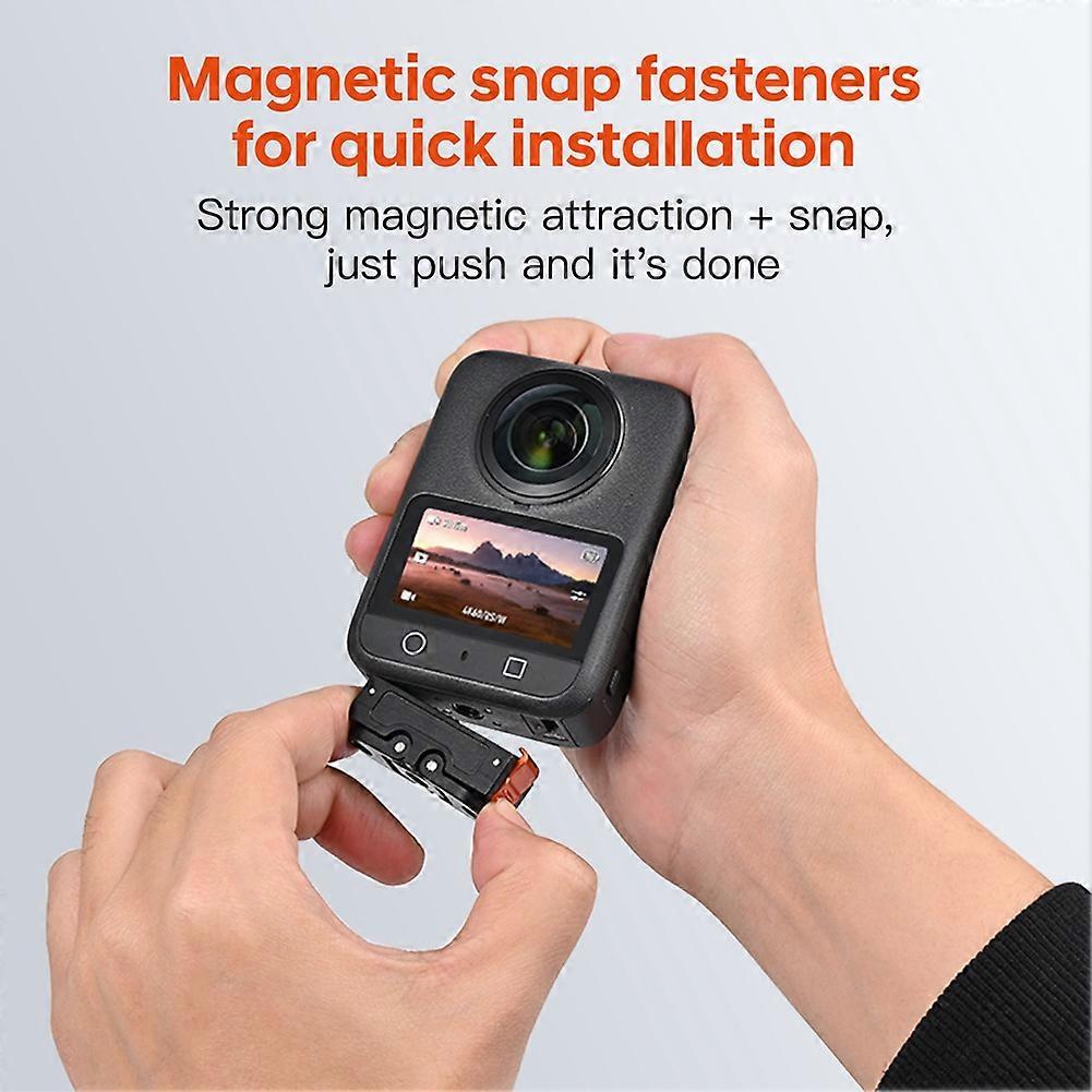 Quick Release Magnetic Adapter Mount Base Bracket for DJI Action 5 Pro 4 3 Osmo 360 Camera Accessories