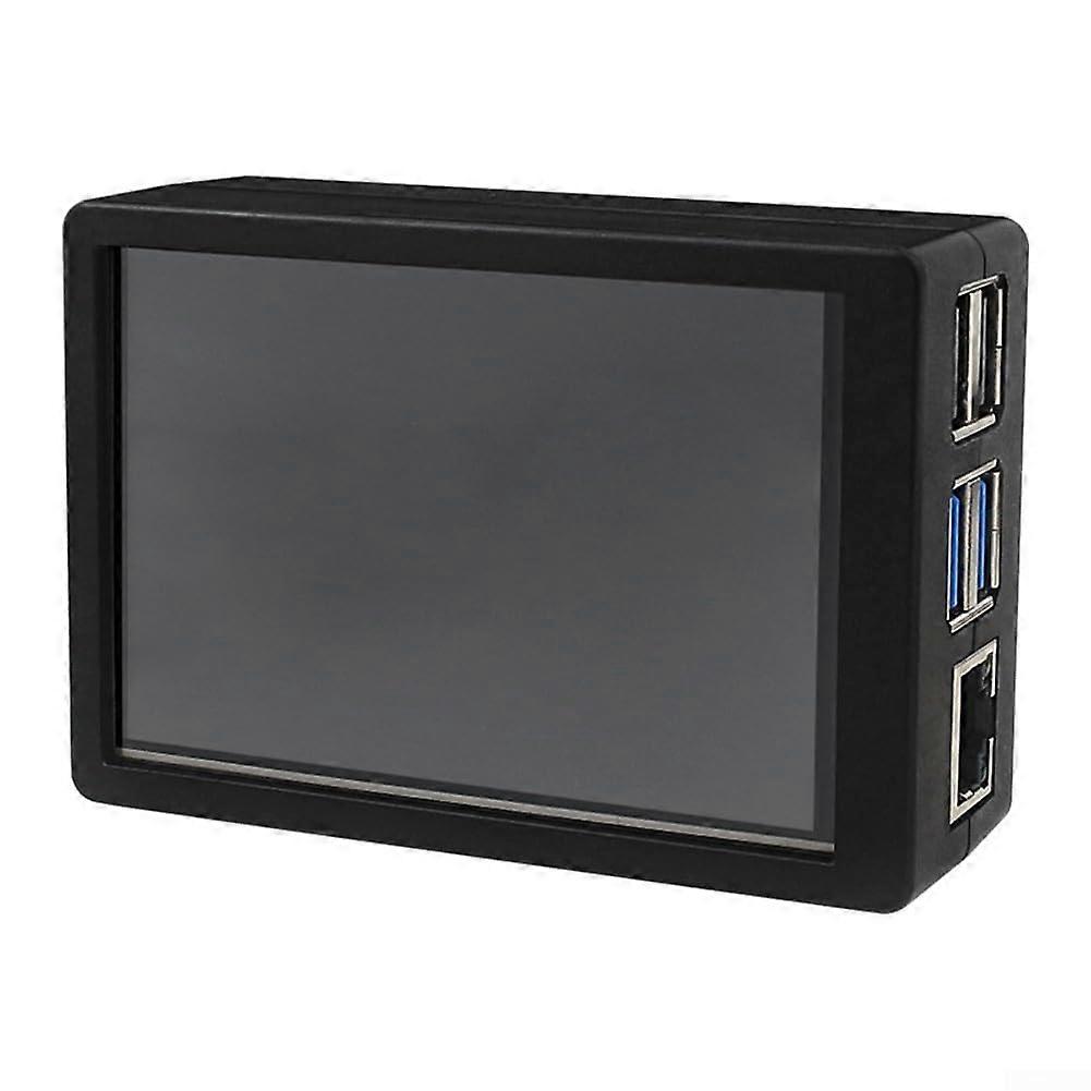 3.5 Inch Touch Screen Display Kit with Case and Fan, 480x320, 60FPS, MultiOS for Raspberry Pi
