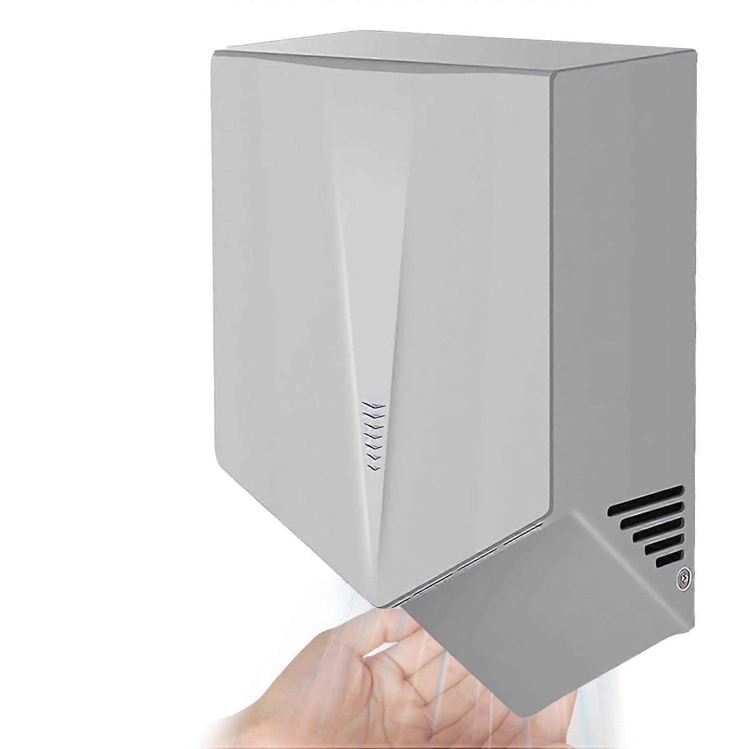 Electric Hand Dryer with Fast Drying 610s, Wall Mounted Automatic Sensor, Commercial Grey 1500W