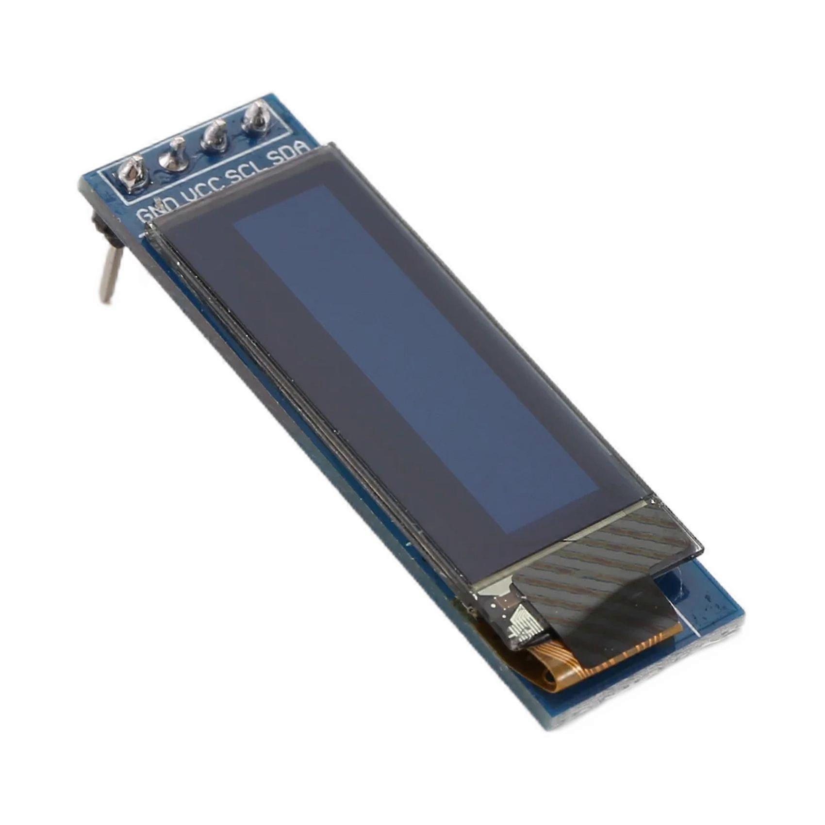 Display Module 0.91 Inch SSD1306 OLED Display Module OLED Screen Driver DC 3.3V,White Font