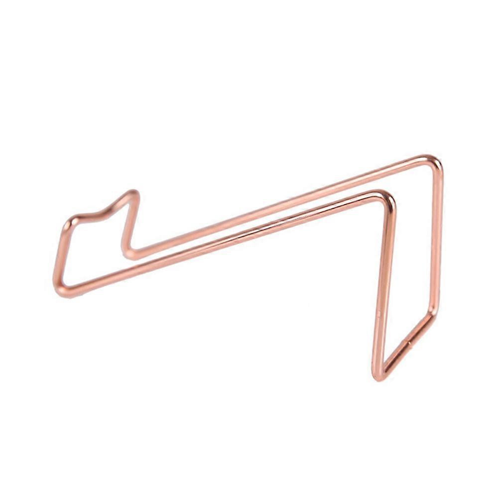 Rose Gold Rack for Storage Wrought Iron Holder