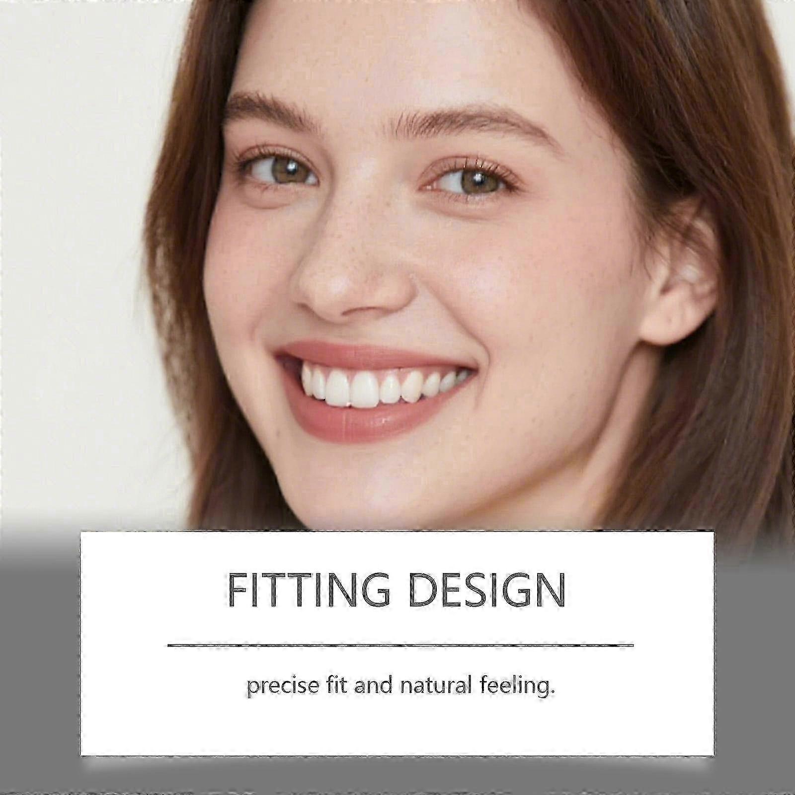 Removable Silicone Dentures Top and Bottom - Instant One-Touch Smile, Reusable, Unisex