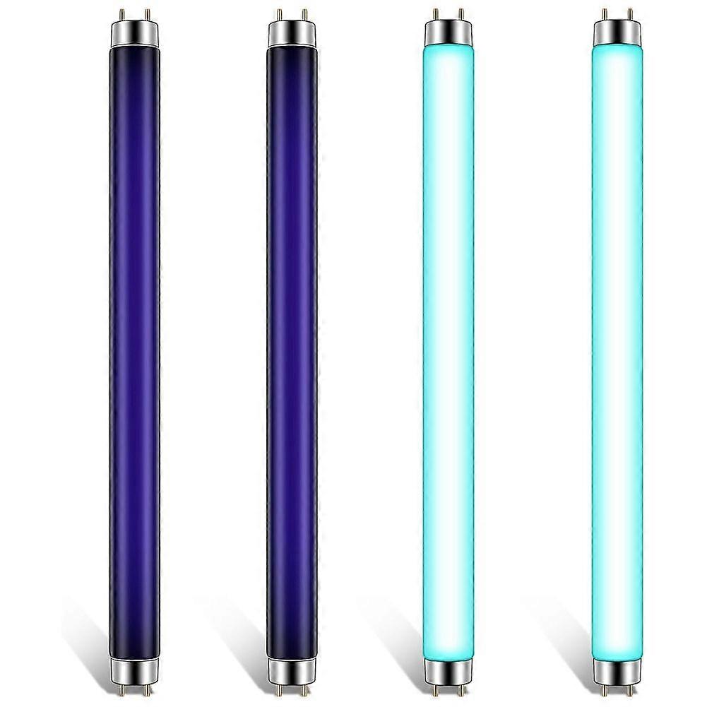 T8 Bug Zapper Replacement Bulbs, 10W Bug Zapper Light Bulb for 20W Electronic Bug Zapper, Effectively Attracts 4 Pack