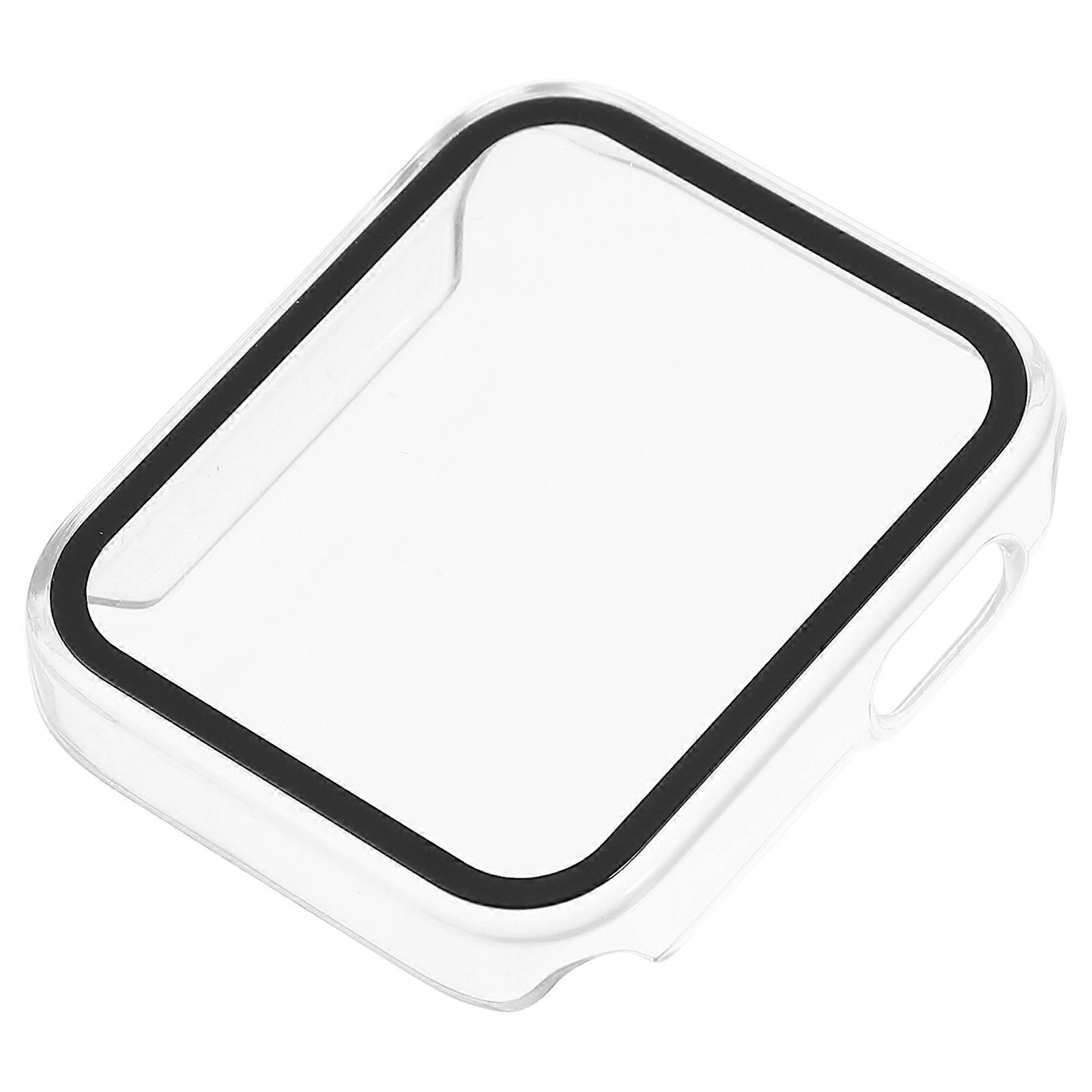 Watch Protective Case for Watch Built-in Screen Protector Transparent Cover