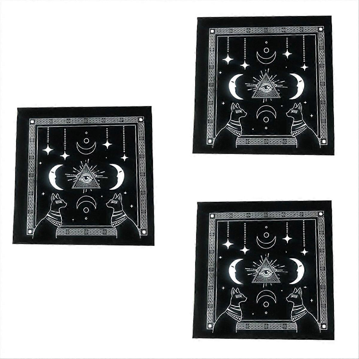 Type C Tarot tablecloth velvet mat five-pointed star tablecloth