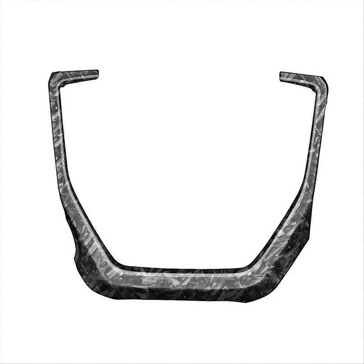 Car Navigation Screen Trim Frame for Subaru LHD Forged Pattern