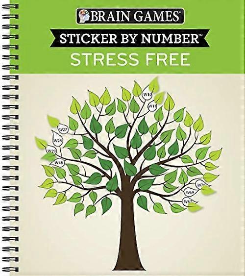 Brain Games Sticker par Number Stress Free