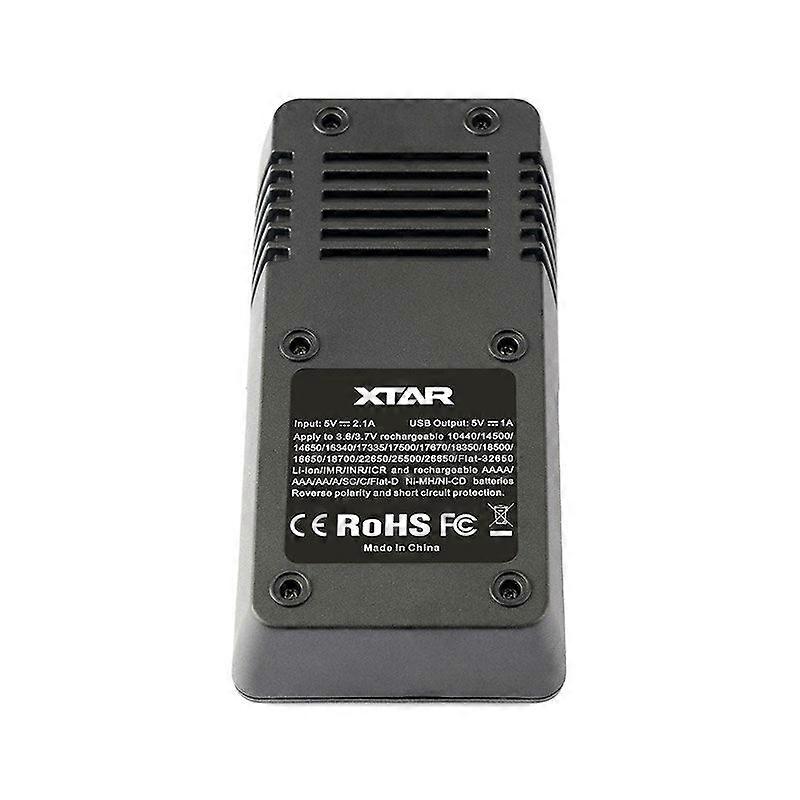 Xtar VC2 huishoudbatterij USB