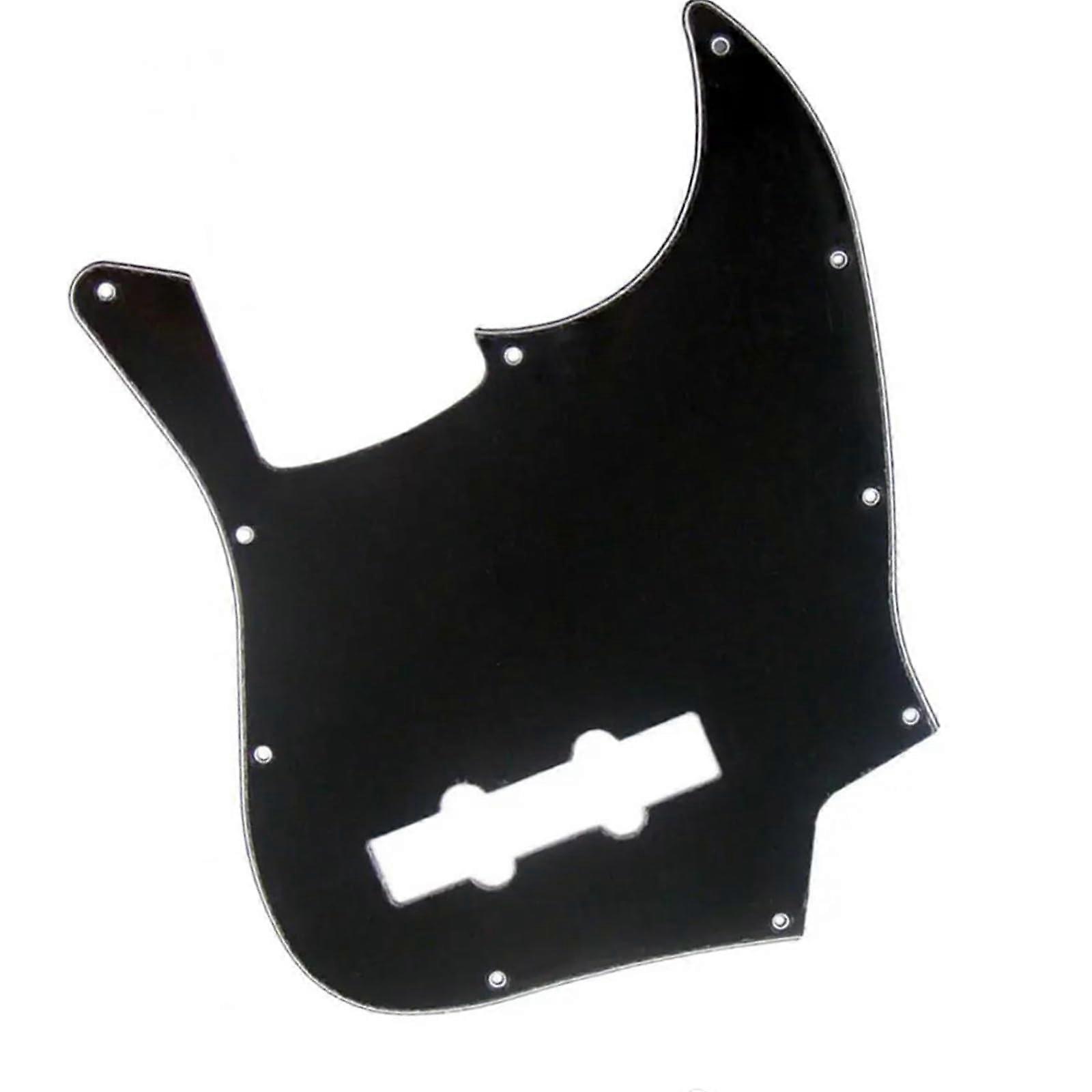 Electric Guitar Pickguard Replacement Black PVC ScratchResistant SingleLayer for Stratocaster