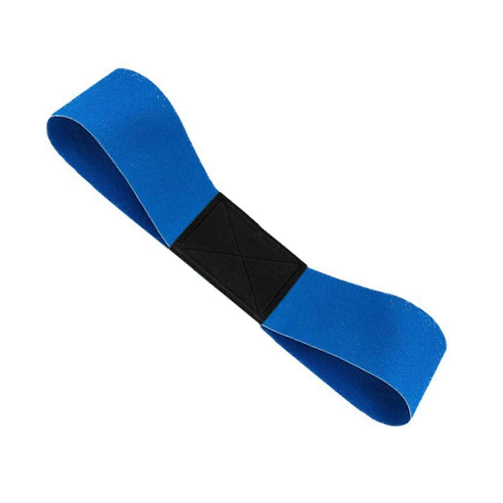 Golf Swing Trainer Adjustable Elastic Arm Positioning Strap for Beginners Blue Breathable Support