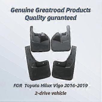 4 stk Mud Flaps Splash Guards For Toyota Hilux Vigo 2016-2019 Front og Rear Mudguards Fender Tilbehør