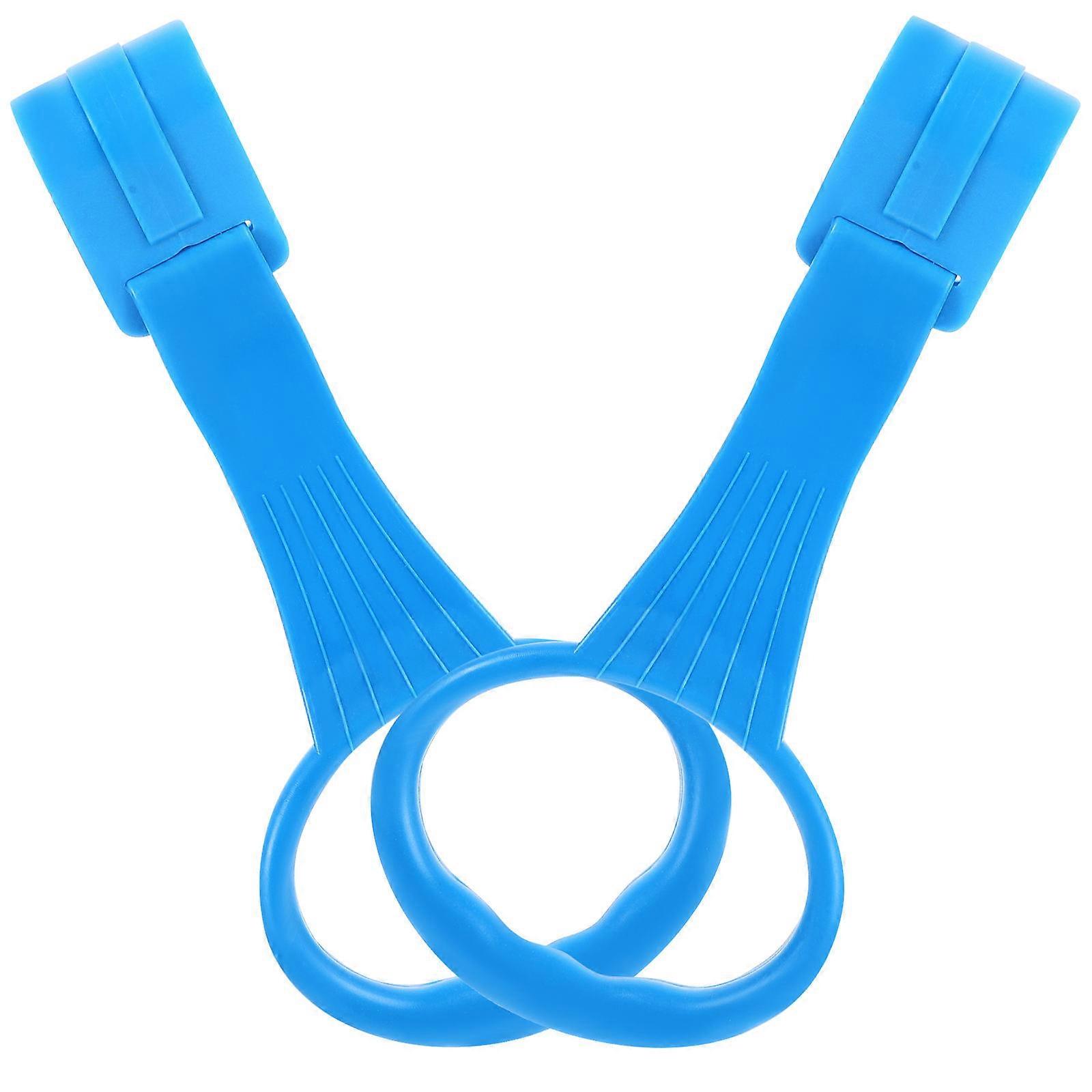 Hanging Rings for Walking Exercise 1Pair Lightweight Blue Colored