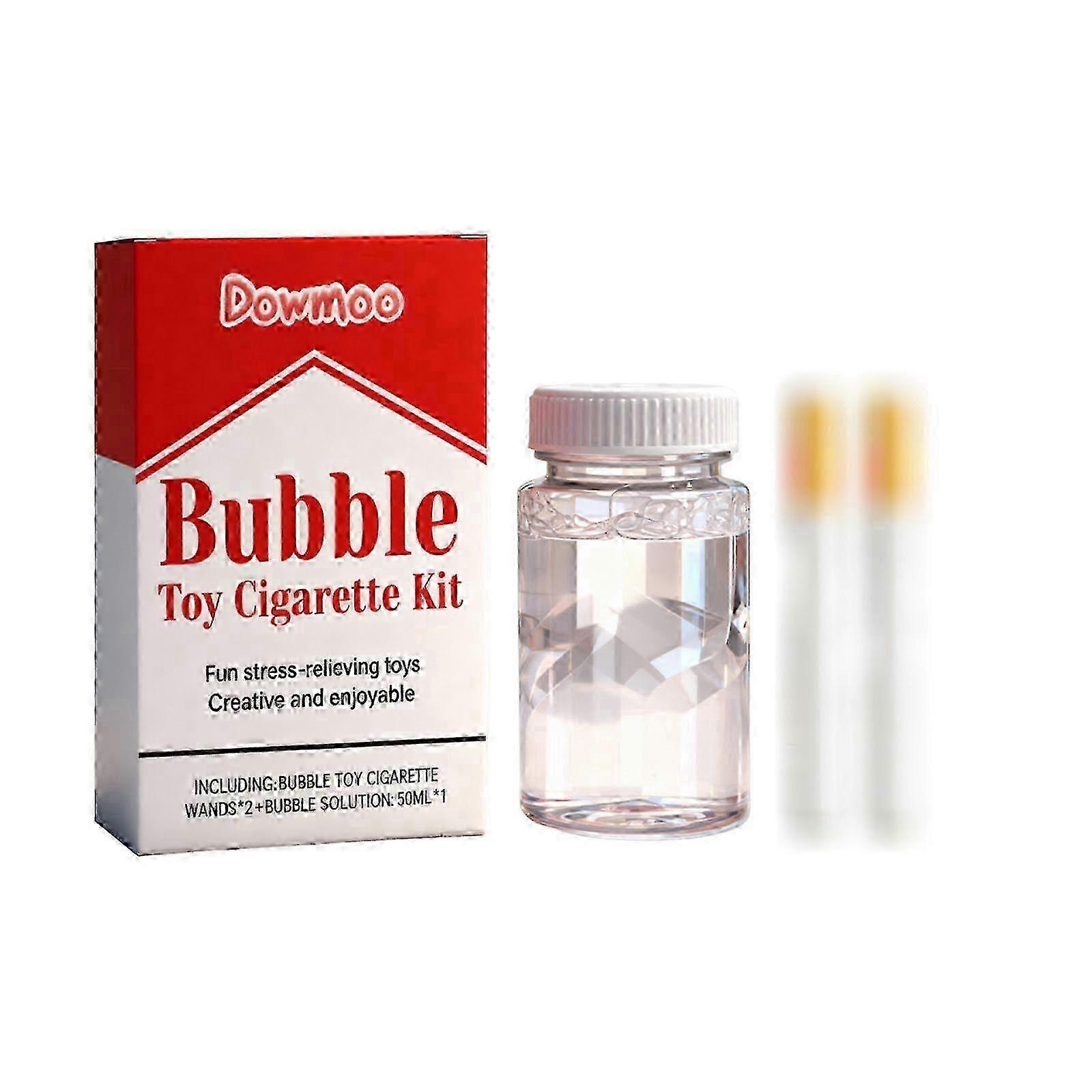 fake cigarette bubble toy Mini Bubble Cigarette Blower - Stress Relief Fake Cigarette Bubble Toy,  Suitable for Birthday Christmas Party, Gift Idea for Women and Men
