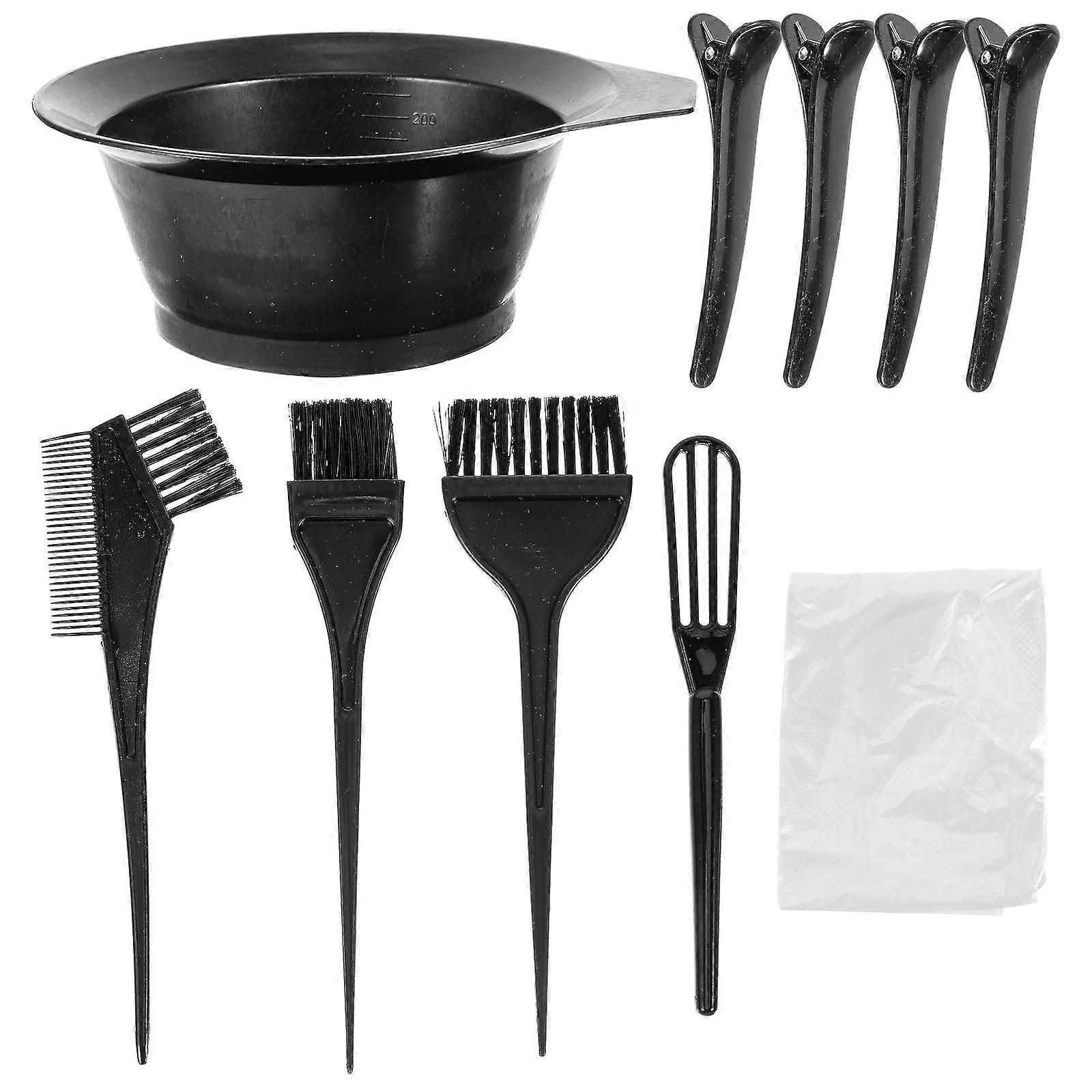 Professionelles Haarfärbe-Set, 1 Set, Schwarz