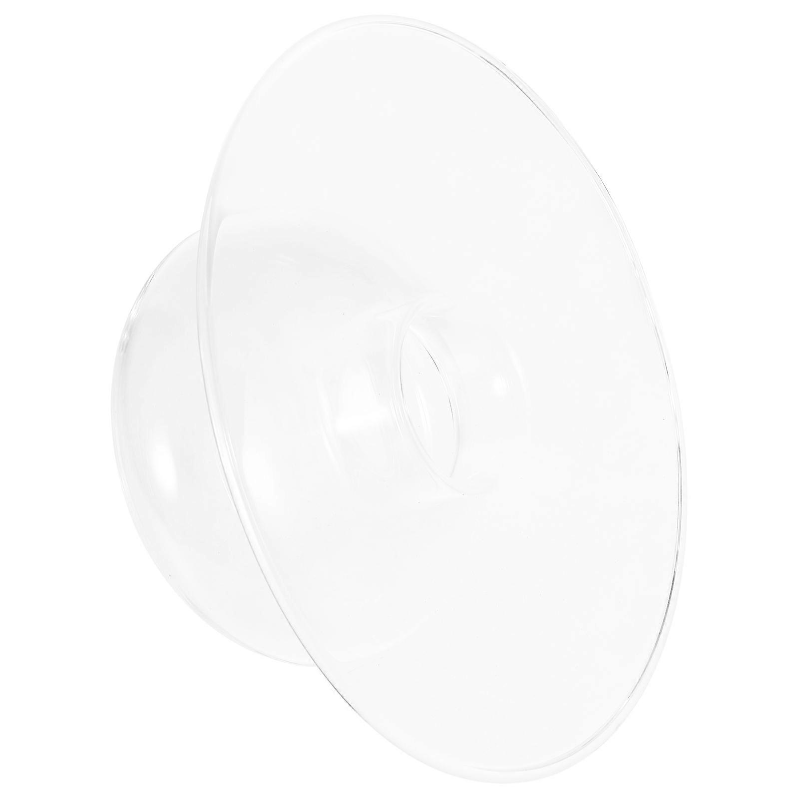 Transparent Plate with Smoke Effect for Dining Table 4Pcs