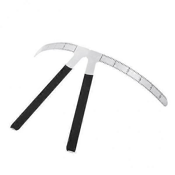 3xThree-Point Positioning Permanent Makeup Tool Eyebrow Caliper Stencil Ruler