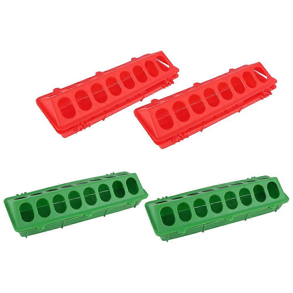Professional Pigeon Feeder Multi-Function Chick Feeder 12Pcs Household Use
