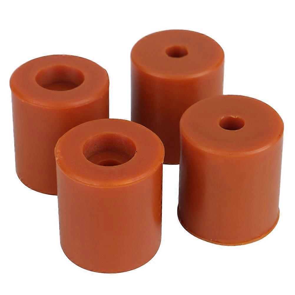 Leveling Column Silicone Hot Bed Buffers for 3D Printer 4Pcs Brown