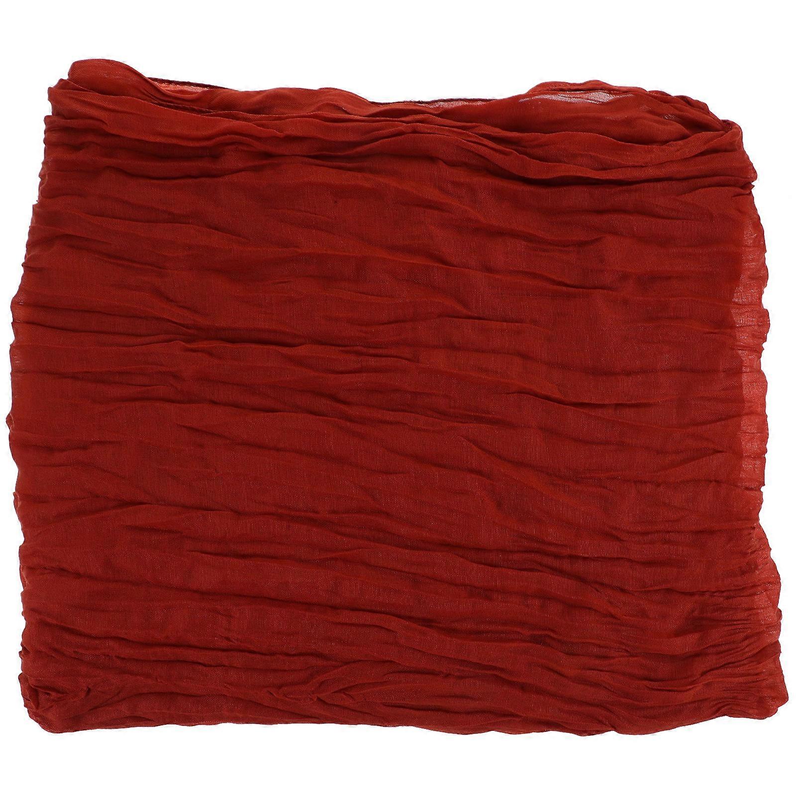Party Table Runner for Dining Table Decor in Red Polyester Material