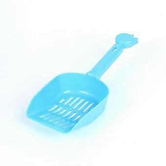 Large Cat Litter Scoop, Thickened ABS, Durable Pet Waste Shovel for Bentonite & Tofu Sand, Blue