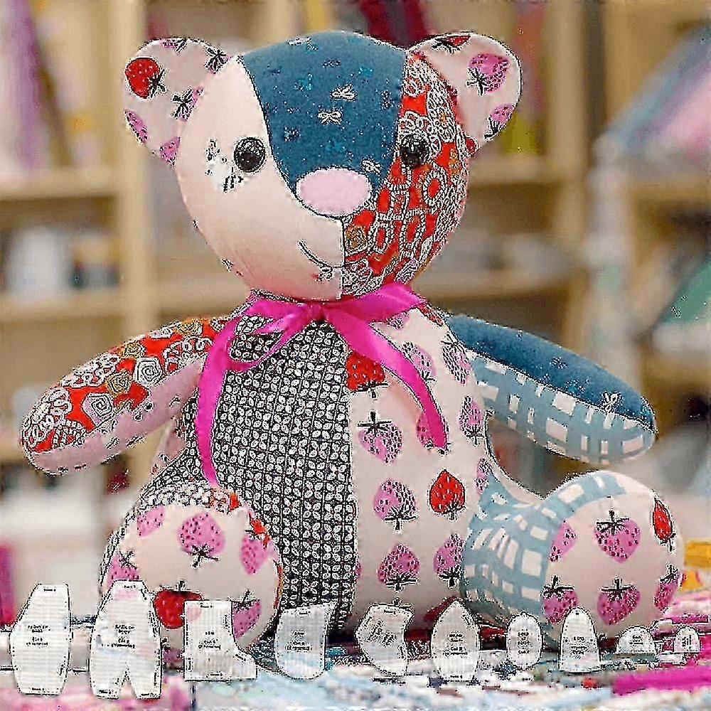 Memory Bear Template Ruler Set, 10pcs Memory Bear Template Ruler Set With Instructions Memory Bear Template Ruler Set,x
