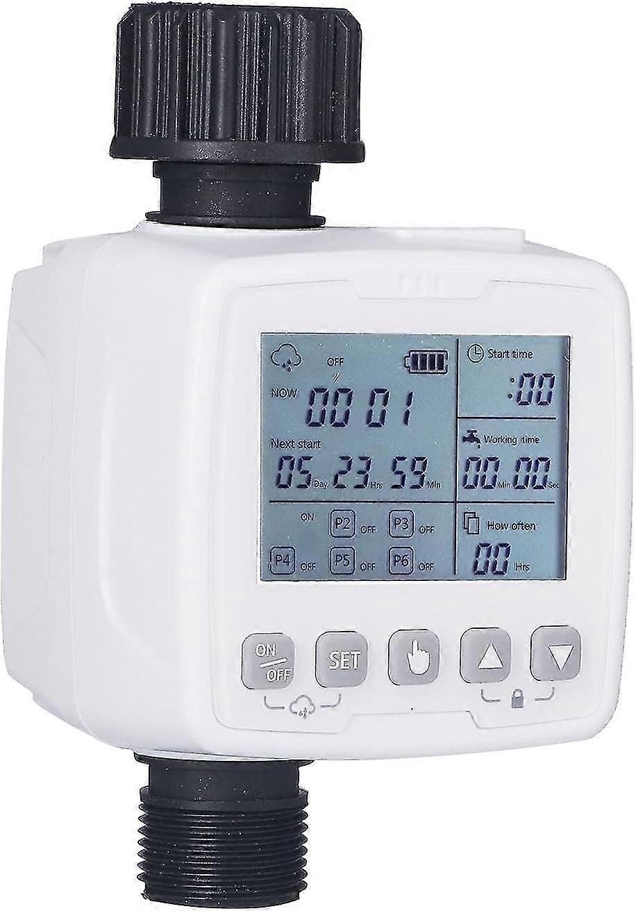 Dilwe Sprinkler Timer Outdoor, Irrigation System Controller Waterproof, Garden Irrigation Timer with