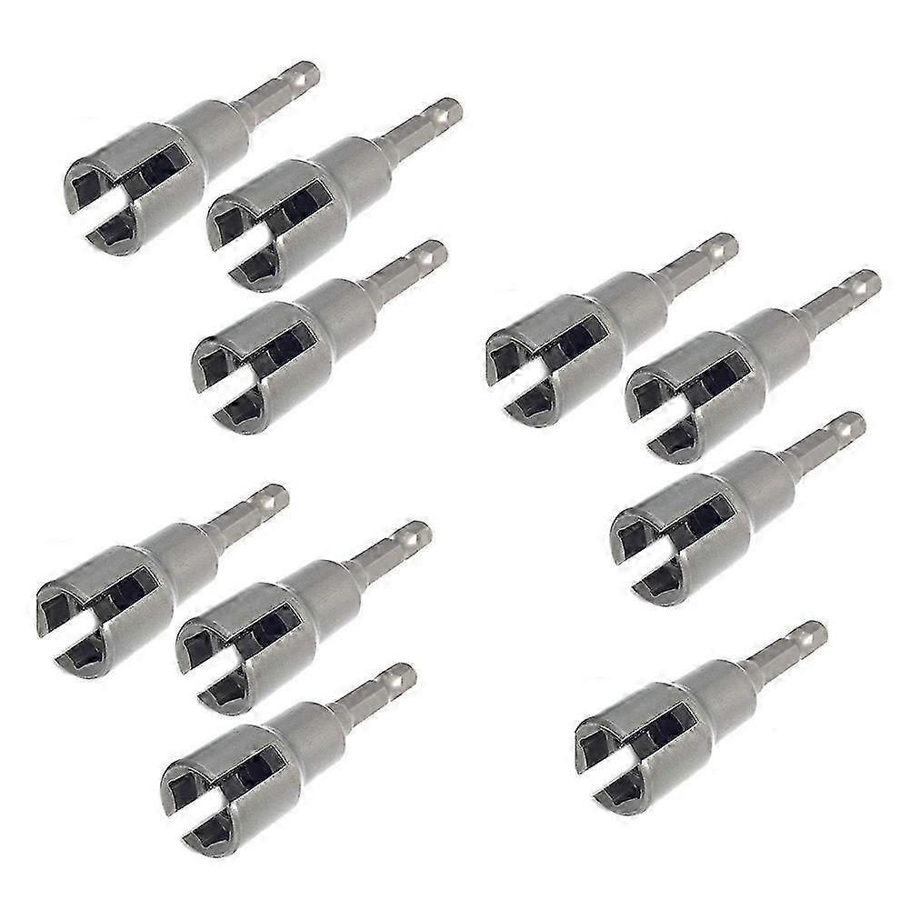 Hurricane Shutter Drill Bit,Wing Nut Drill Bit,Wingnut Socket,Power Wing Nut Driver Set,1/4inch Hex Shank compatible with Panel Nuts
