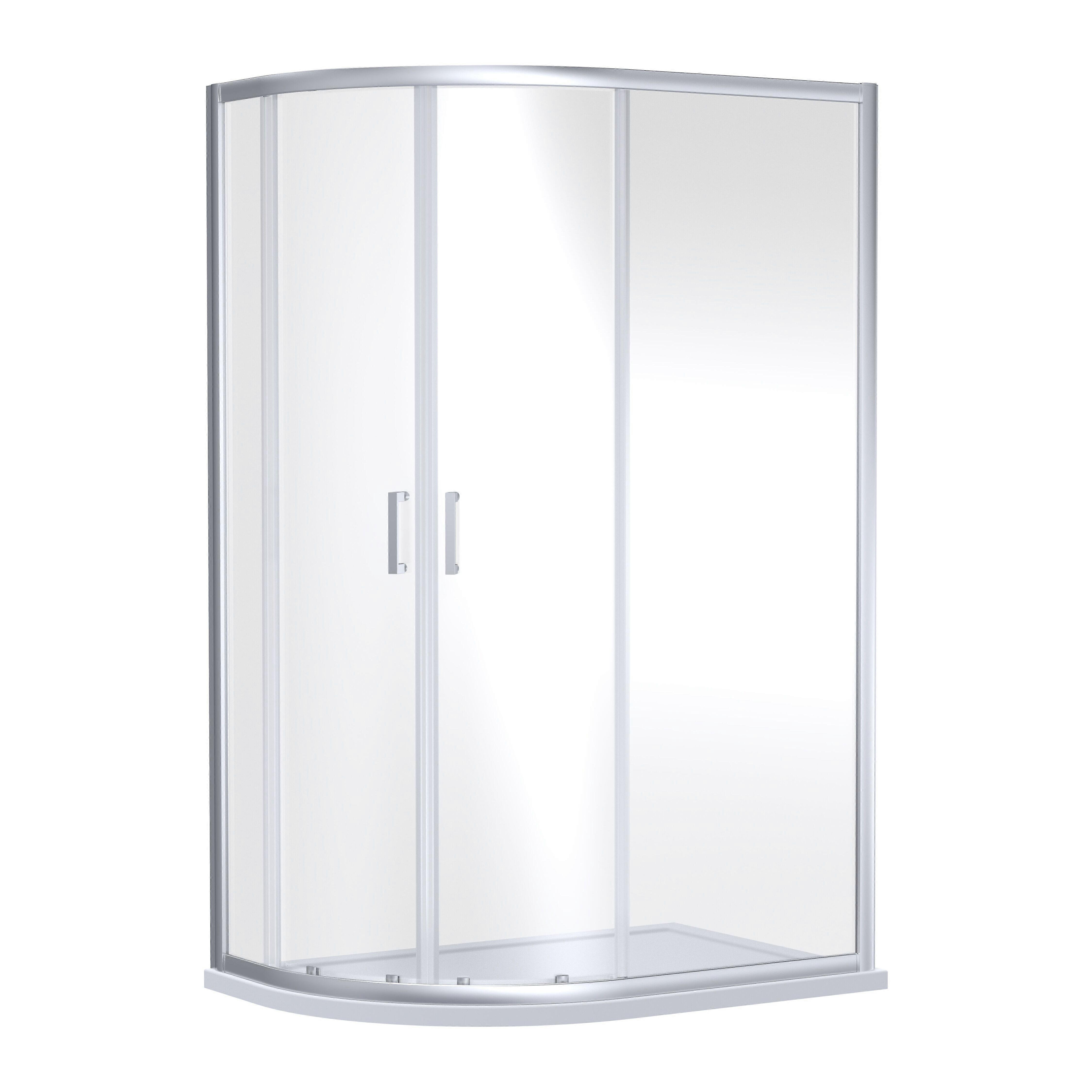 1900 x 1000 x 800mm Offset Quadrant