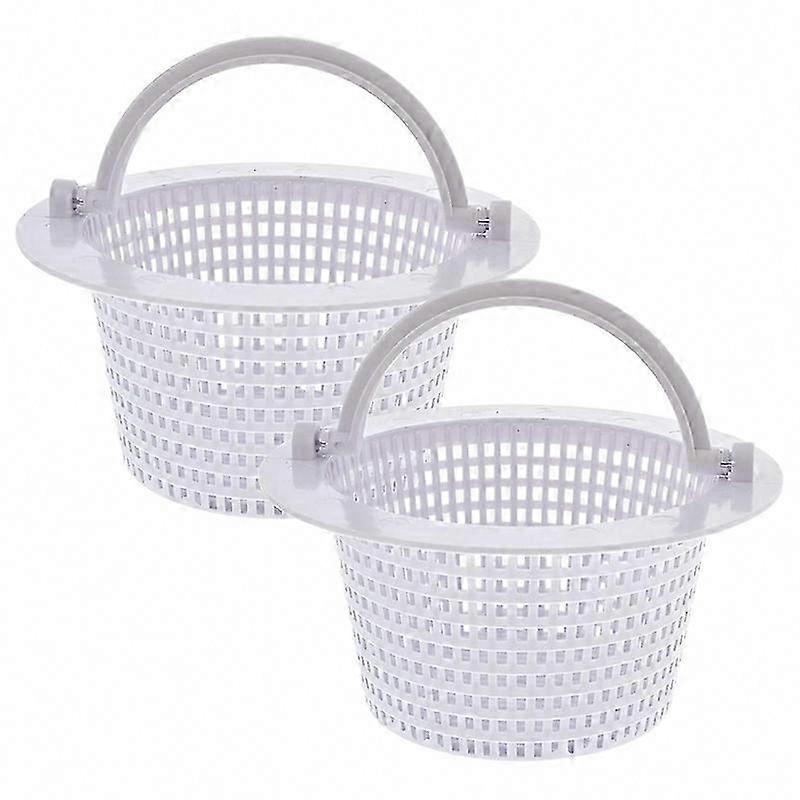 2 Pack Above Ground Pool Thru-Wall Skimmer Baskets